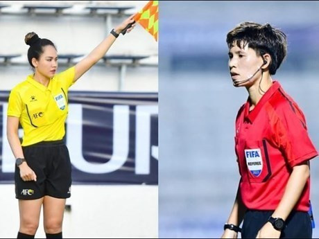 Le Thi Ly (à droite) et Ha Thi Phuong. Photo : VFF.