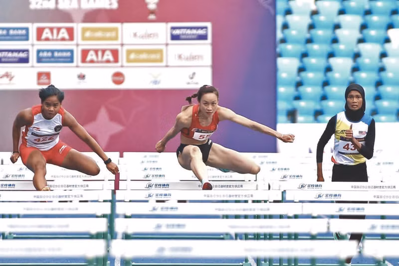 Aux derniers Jeux sportifs d’Asie du Sud-Est, l’athlétisme a toujours été prolifique pour le Vietnam. Photo: VNA.