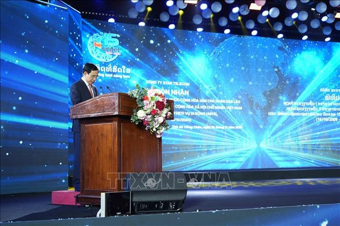 Le ministre vietnamien de la Défense, le général Phan Văn Giang lors de la cérémonie. Photo : VNA.