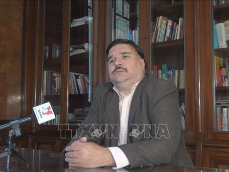 Ezequiel Ramoneda - coordonnateur du Centre d'études sur l'Asie du Sud-Est (CESEA), Institut des Relations internationales, Université nationale de La Plata d’Argentine (UNLP). Photo : VNA.