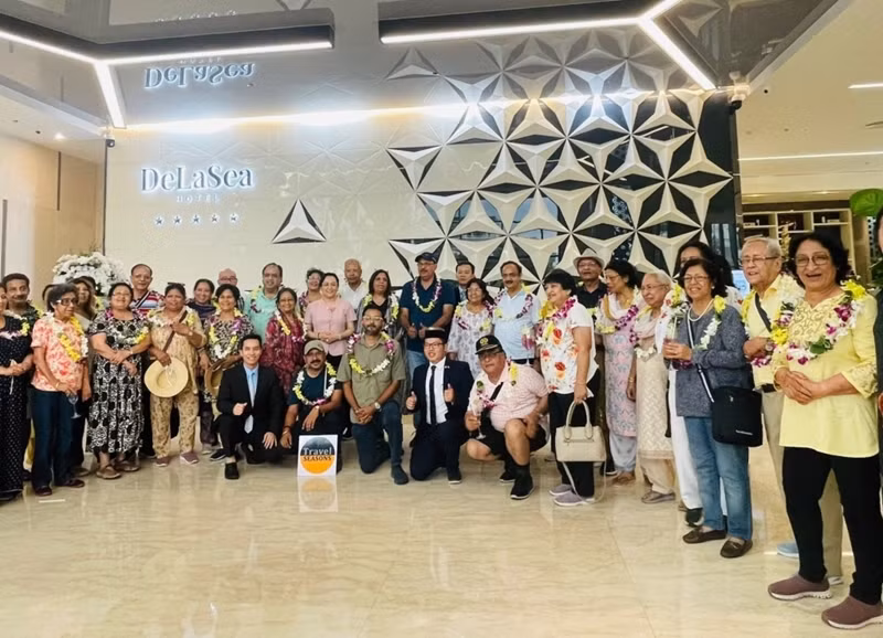 Des touristes indiens et musulmans à Quang Ninh (au Nord-Est du Vietnam). Photo : baoquangninh.vn