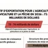 Objectif d'exportation pour l'agriculture, la sylviculture et la pêche en 2026 : 73 - 74 milliards de dollars