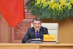 [Photos] Le Premier ministre Le Minh Hung participe au Sommet virtuel élargi de l'AZEC