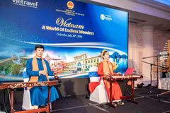 Des artistes participant au programme de promotion du tourisme au Sri Lanka: Photo : ambassade du Vietnam au Sri Lanka.