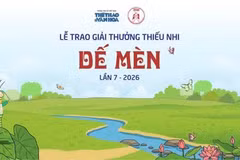 La cérémonie de remise du Prix pour les enfants Dê Mèn aura lieu le 22 mai, à 16h30, au Musée des beaux-arts du Vietnam, 66 rue Nguyên Thai Hoc, à Hanoï. Photo: VNA