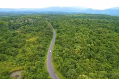 Vue aérienne d’une partie du Parc national d’Ea So. Photo : NDEL