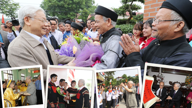 Le Secrétaire général Nguyên Phu Trong est entré dans l’histoire comme l’un des dirigeants les plus éminents du Parti. Photo : VNA. Le Secrétaire général Nguyên Phu Trong est entré dans l’histoire comme l’un des dirigeants les plus éminents du Parti. Photo : VNA.