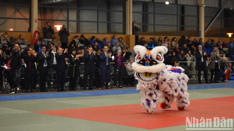 Les spectacles de danse du lion et du dragon sont particulièrement difficiles lorsqu’ils sont exécutés sur de hauts piliers, où des accidents peuvent facilement survenir, si l’on ne suit pas un entraînement minutieux, que l’on n’a pas une bonne santé physique et mentale ou une concentration élevée.