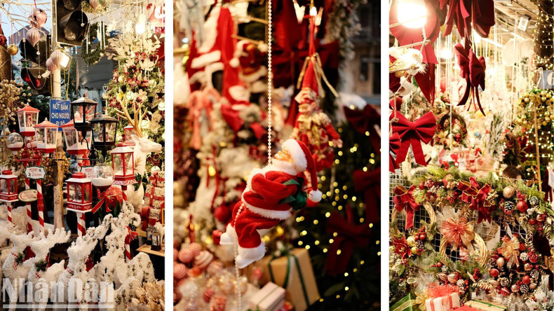 La fête de Noël approche à grands pas et les Hanoïens sont prêts à le célébrer à la fois comme une fête religieuse et comme une nouvelle tradition culturelle. Photo : Trung Hieu/NDEL. La fête de Noël approche à grands pas et les Hanoïens sont prêts à le célébrer à la fois comme une fête religieuse et comme une nouvelle tradition culturelle. Photo : Trung Hieu/NDEL.