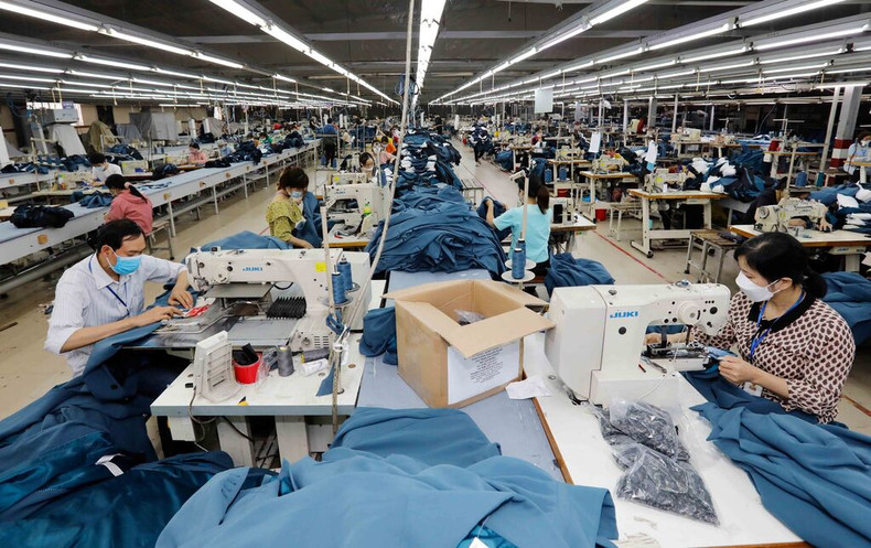 Le prêt-à-porter, un produit d'exportation phare du Vietnam. Photo: VNA. Le prêt-à-porter, un produit d'exportation phare du Vietnam. Photo: VNA.