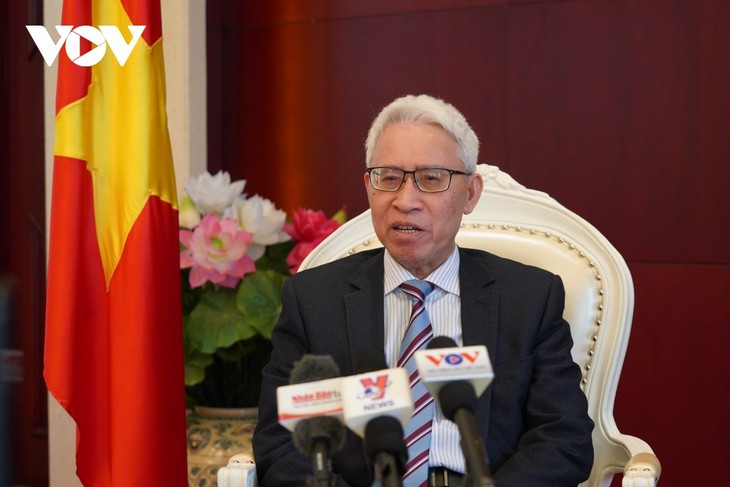 L'ambassadeur du Vietnam en Chine, Pham Sao Mai. Photo: VOV