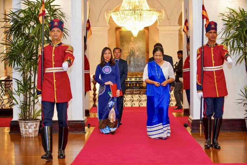 Selon l’ambassadrice Trinh Thi Tam, le Vietnam et le Sri Lanka disposent d’un grand potentiel pour promouvoir leur coopération dans divers domaines, dont notamment l’agriculture, l’aquaculture, le commerce, la culture, le tourisme, ou encore le bouddhisme. Photo : baoquocte.vn