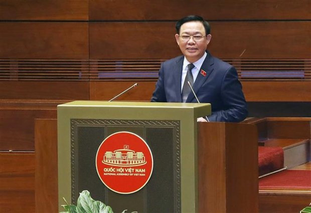Le Président de l&apos;AN vietnamienne, Vuong Dinh Huê. Photo : VNA.