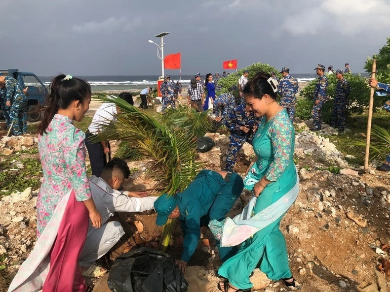 Plus de 3 000 arbres sont plantés et entretenus. Photo : VNA.