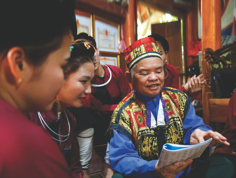 L’artisan Sâm Van Dun. Photo: CVN L’artisan Sâm Van Dun. Photo: CVN