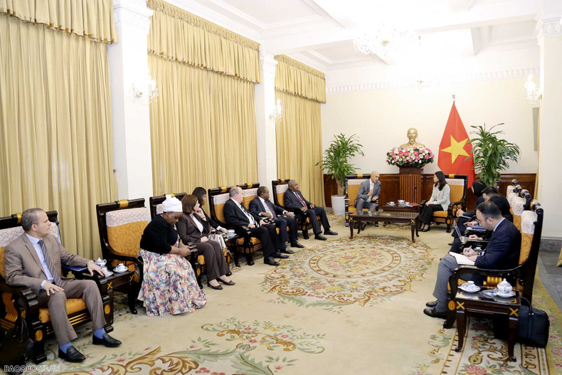 Vue générale de la rencontre. Photo : baoquocte.vn Vue générale de la rencontre. Photo : baoquocte.vn