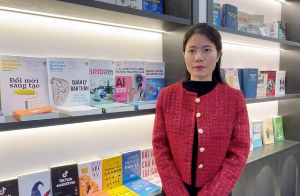 Trân Thi Thùy Linh, chercheuse sur l'IPEF et actuellement enseignante à l'Académie diplomatique du Vietnam. Photo : VNA. Trân Thi Thùy Linh, chercheuse sur l'IPEF et actuellement enseignante à l'Académie diplomatique du Vietnam. Photo : VNA.