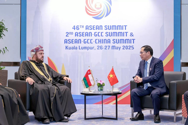 Les deux vice-Premiers ministres se sont déclarés convaincus que les relations Vietnam – Oman continueraient à se développer de manière positive et globale dans les temps à venir. Photo : baoquocte.vn Les deux vice-Premiers ministres se sont déclarés convaincus que les relations Vietnam – Oman continueraient à se développer de manière positive et globale dans les temps à venir. Photo : baoquocte.vn