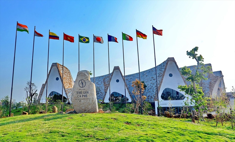 Musée mondial du café à Buôn Ma Thuôt où sont préservés et honorés des cafés célèbres du monde dont le café vietnamien. Photo : VNP. Musée mondial du café à Buôn Ma Thuôt où sont préservés et honorés des cafés célèbres du monde dont le café vietnamien. Photo : VNP.