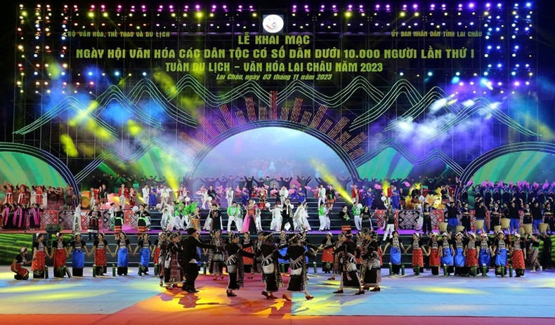 La première édition de la Fête cuturelle des groupes ethniques à Lai Châu, en novembre 2023. Photo : baochinhphu.