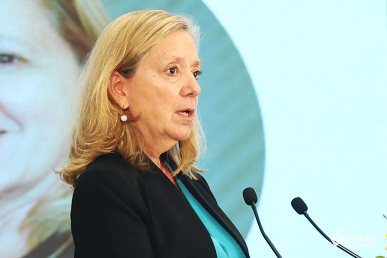 Mariam Sherman, directrice pays pour le Vietnam, le Laos et le Cambodge à la Banque mondiale. Photo: Vietnamnet