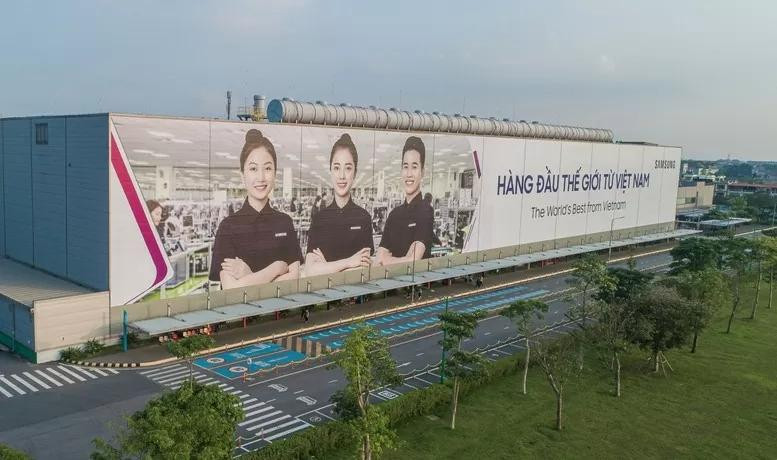 L'usine de Samsung Electronics Vietnam dans la province de Thai Nguyen (au nord). Photo : SEVT