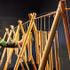 L’espace « Les sons de l’eau », au Pavillon du son, reproduit le bruit de l’eau circulant à travers un réseau de tubes en bambou, créant des sonorités originales qui évoquent l’harmonie entre la nature et l’art. Photo : VNA.