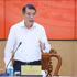 Le Premier ministre Le Minh Hung s'exprime lors de la séance de travail avec les autorités de la ville de Can Tho. Photo : VNA.