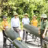 Visiteurs au site écotouristique "Piste légendaire de Truong Son et Grotte du Commandement" à Quang Tri. Photo: VNA