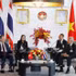 Entrevue entre le secrétaire général du Parti communiste du Vietnam et président de la République, To Lam et le président de l'Assemblée nationale et de la Chambre des représentants de Thaïlande, Sophon Saram. Photo: VNA.