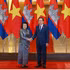 La présidente de l’Assemblée nationaledu Cambodge, Samdech Khuon Sudary, et le président de l’Assemblée nationale vietnamienne, Tran Thanh Man. Photo : NDEL