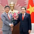 Le président de l’Assemblée nationale, Tran Thanh Man (à droite), et l’ambassadeur d’Inde au Vietnam, Tshering Wangchuk Sherpa, Photo : VNA.