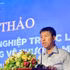 Chu Thang Trung, directeur général adjoint du Département des recours commerciaux (ministère de l'Industrie et du Commerce), lors du séminaire. Photo : Pham Hai.