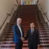 Le président de la Commission de la défense, de la sécurité et des relations extérieures de l'Assemblée nationale, Le Tan Toi, rend une visite de courtoisie au premier vice-président du Sénat de Belgique, Andries Gryffroy. Photo : VNA 