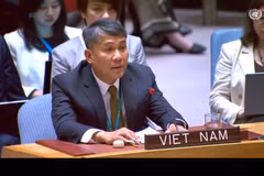 Le vice-ministre permanent vietnamien des Affaires étrangères, Nguyen Minh Vu. 
