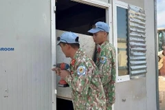 Les actions solidaires des Casques bleus vietnamiens à Abiyé