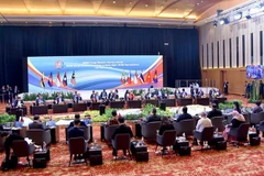 Lors du dialogue avec la Commission intergouvernementale des droits de l'homme de l'ASEAN (AICHR). Photo : Ministère vietnamien des Affaires étrangères.