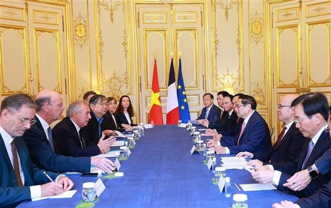 Panorama de l'entretien. Photo : VNA. entre.jpg