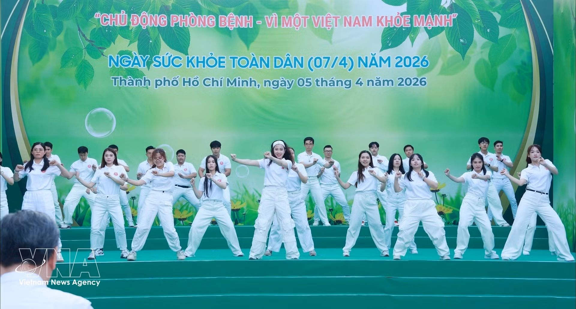 Célébration à Hô Chi Minh-Ville de la Journée nationale pour la santé publique 2026. Photo: VNA