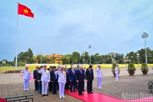 La vue générale de la cérémonie. Photo : nhandan.vn