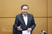 Trân Thanh Mân, membre du Bureau politique, président de l’Assemblée nationale et président du Conseil électoral national. Photo : VNA. 