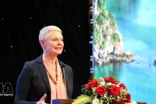Hilde Solbakken, ambassadrice de Norvège au Vietnam. Photo : VNA. 