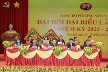 Le comité du Parti de la commune de Sầm Sơn organise le premier congrès des délégués. Photo: nhandan.vn