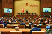Scène de la séance de clôture de la 10ᵉ session de l’Assemblée nationale, mandat XV. Photo : nhandan.vn