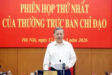 Le secrétaire général du Parti, To Lâm, aussi président du Comité directeur central pour le développement de la science, de la technologie, de l’innovation et de la transformation numérique. Photo : VNA