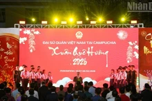 Le programme « Printemps au pays natal 2026 », organisé par l’Ambassade du Vietnam au Royaume du Cambodge. Photo : nhandan.vn