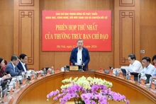 Le secrétaire général To Lam préside la première réunion de l’année 2026 de la Permanence du Comité directeur central pour le développement de la science, de la technologie, de l’innovation et de la transformation numérique. Photo: nhandan.vn