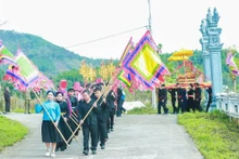 Le festival de la maison communale de la frontière de Quang Ninh: Photo : VOV.