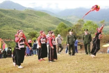 Les Ha Nhi de la commune de Sin Thau, province de Dien Bien, lors de la fête communautaire. Photo: nhandan.vn