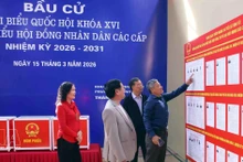 Les préparatifs du scrutin pratiquement achevés. Photo : VNA. 